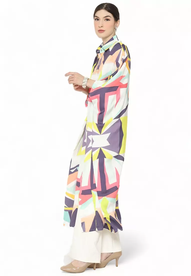 Kanzi Collared Kaftan