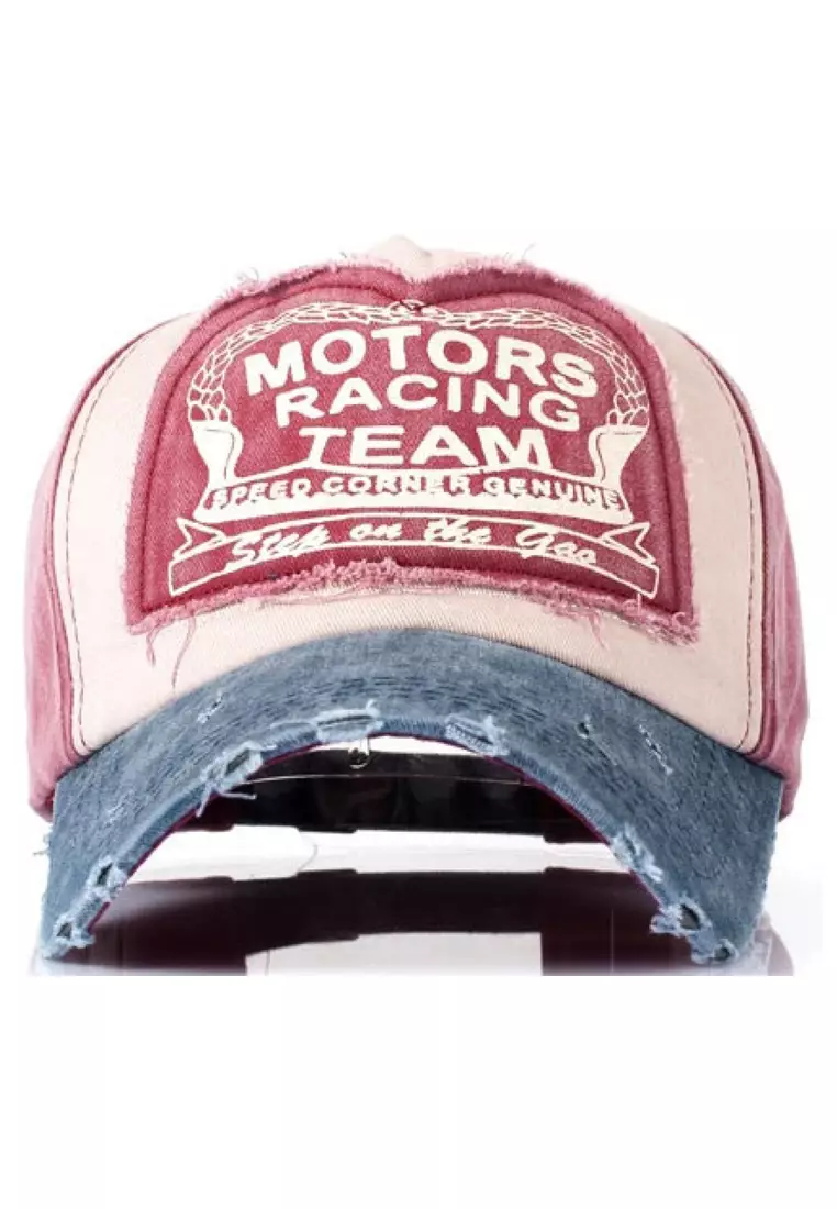 Topi Baseball Snapback Motors Racing Team Material Cotton ORIGINAL