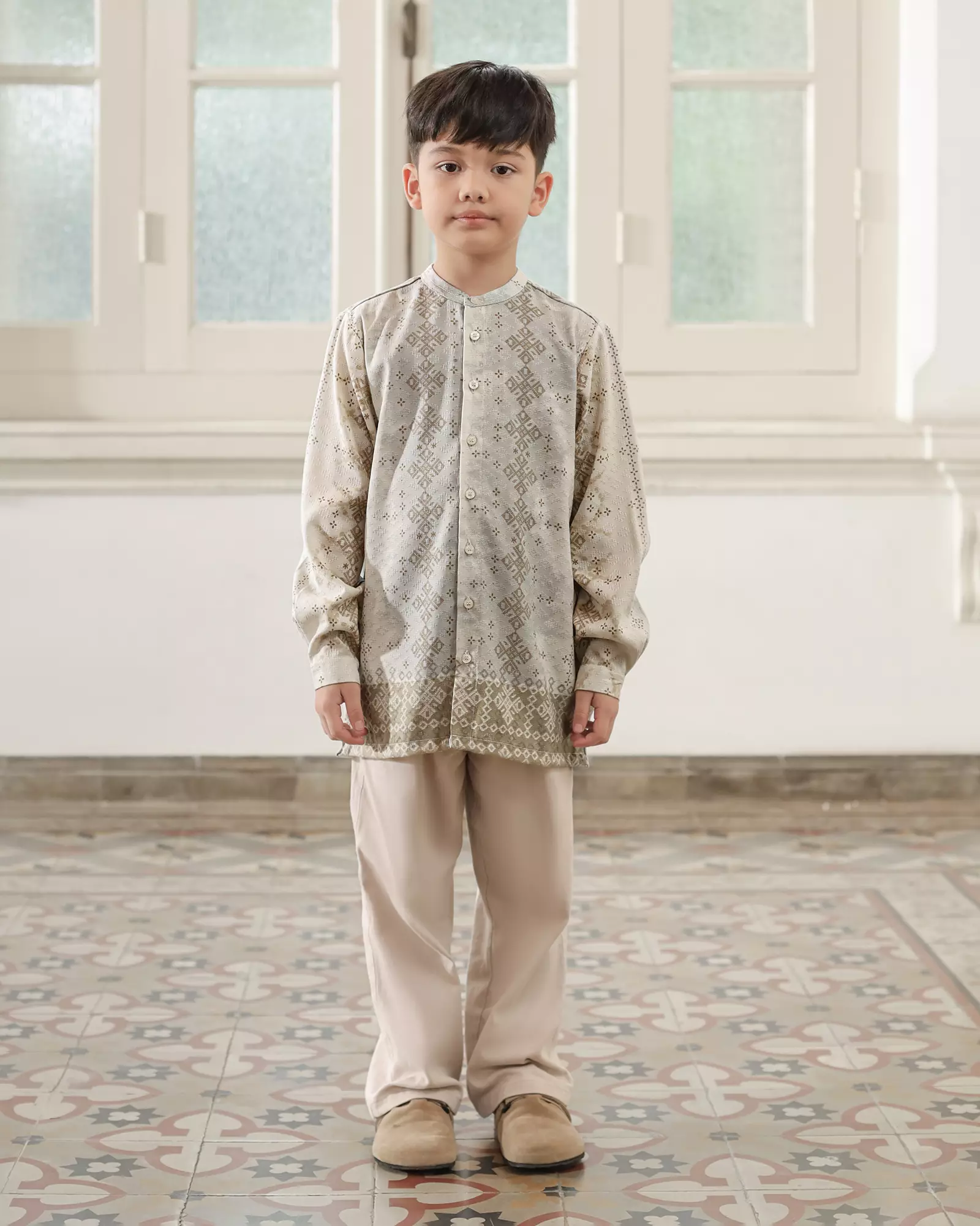 KASEP KALOKA KOKO / KEMEJA KOKO ANAK -  SAND