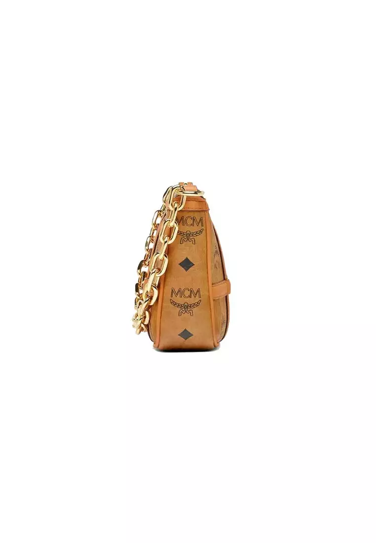 Aren Shoulder Bag In Visetos Cognac MWSFSTA02CO001