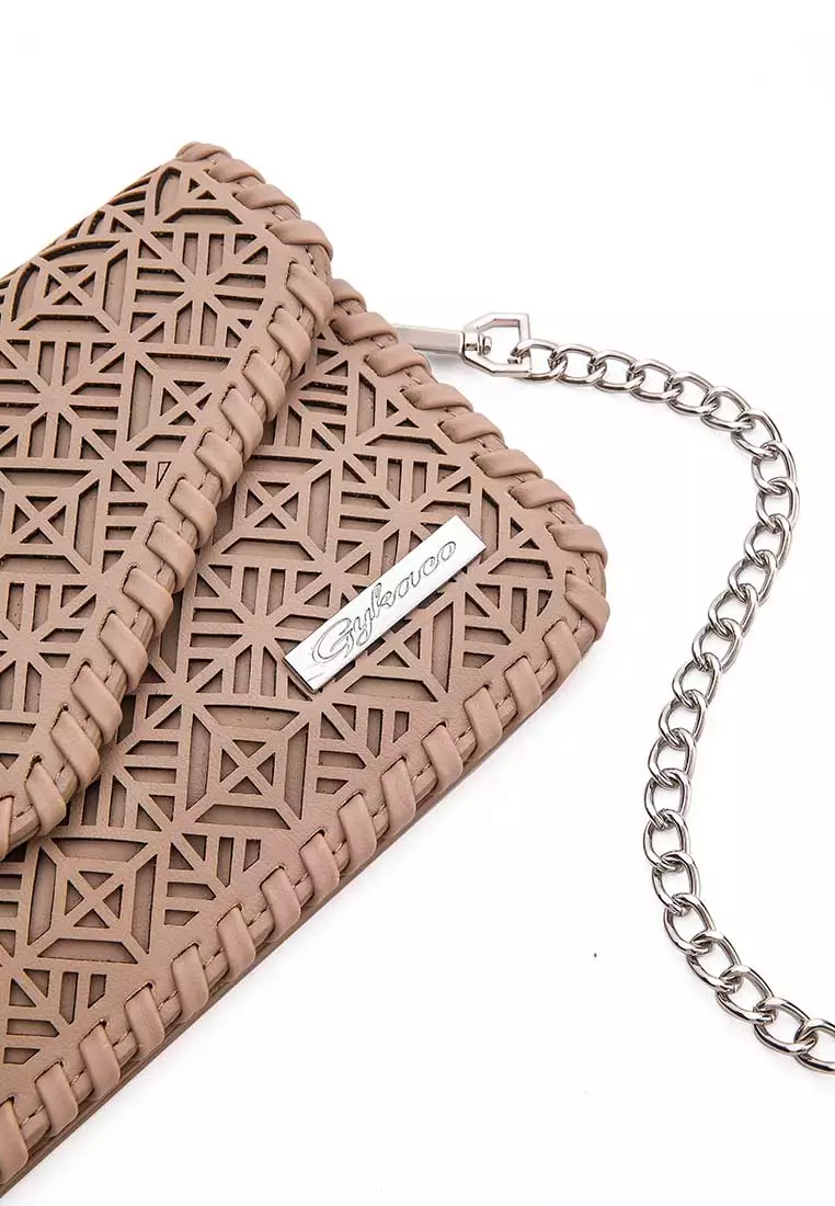 GYKACO ROSE Khaki - Dompet & Clutch Wanita - Fashion Wallet & Clutch