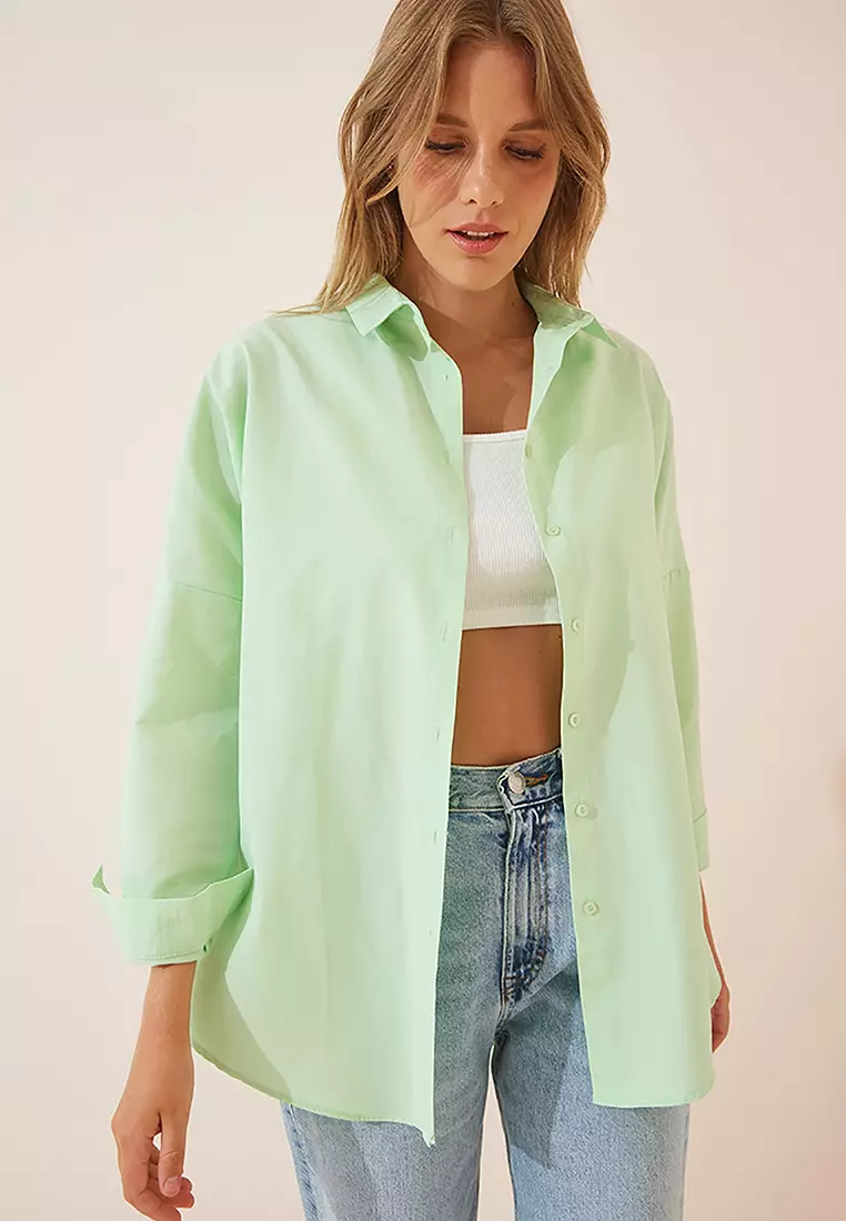 Oversize Long Basic Shirt