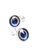 Kings Collection blue Round Blue Crystal Cufflinks (KC10116) 51DEFACC8ADC7CGS_1