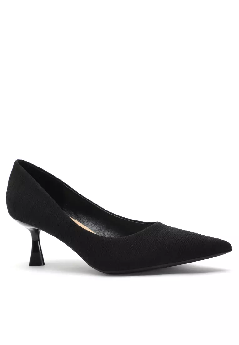 Discount on Twenty Eight Shoes  shoes - SKU: 6cm Pointy Satin Fabric Pumps 2161-2