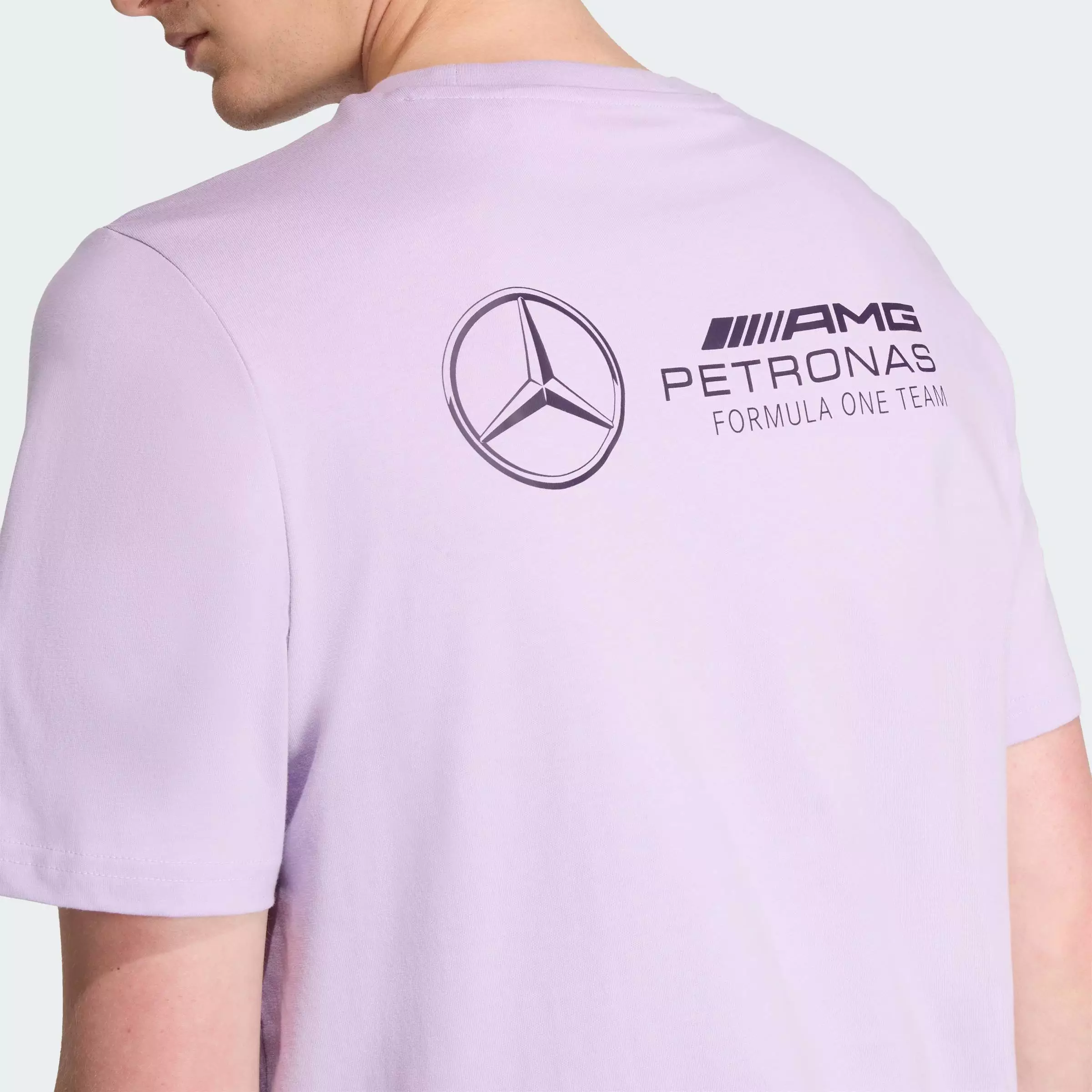 Motorsport Mercedes - AMG Petronas Formula One Team Premium Woven Graphic Tee Men Purple JX4275