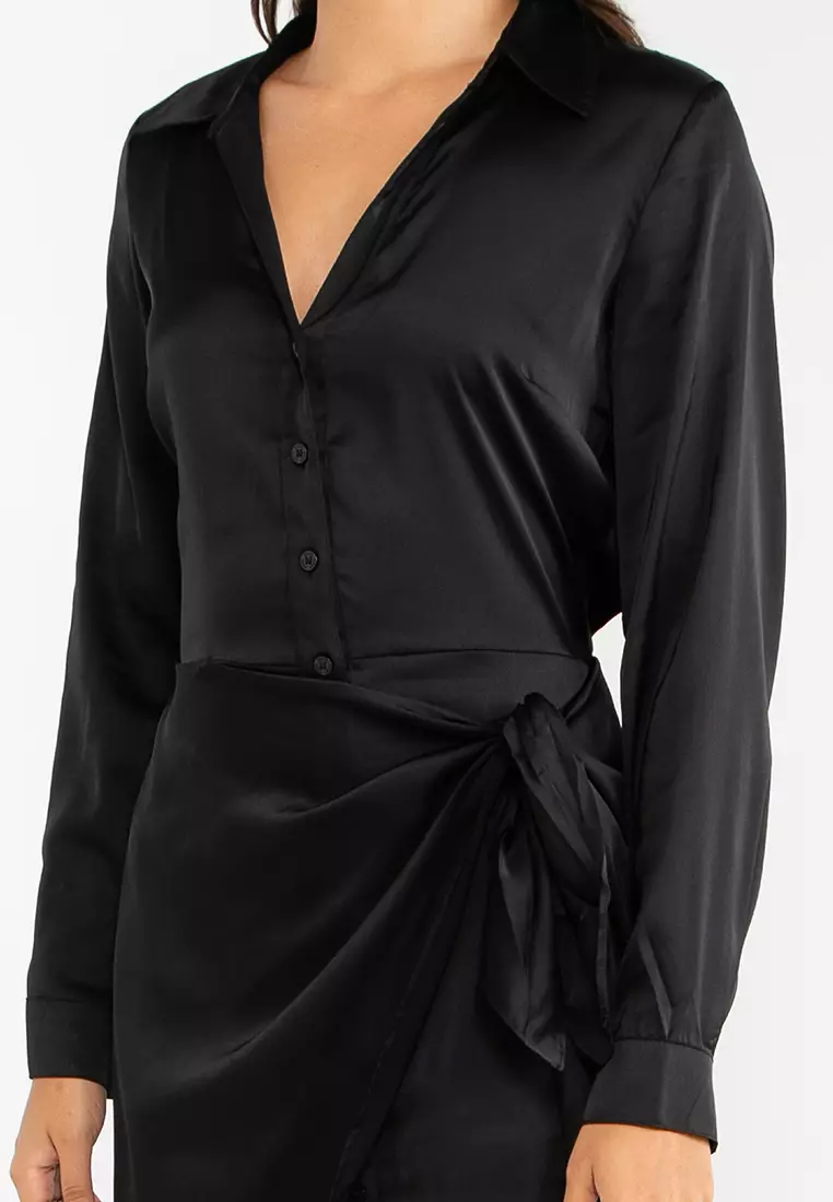 Buy Guess Long Sleeves Alya Dress 2024 Online | ZALORA Singapore