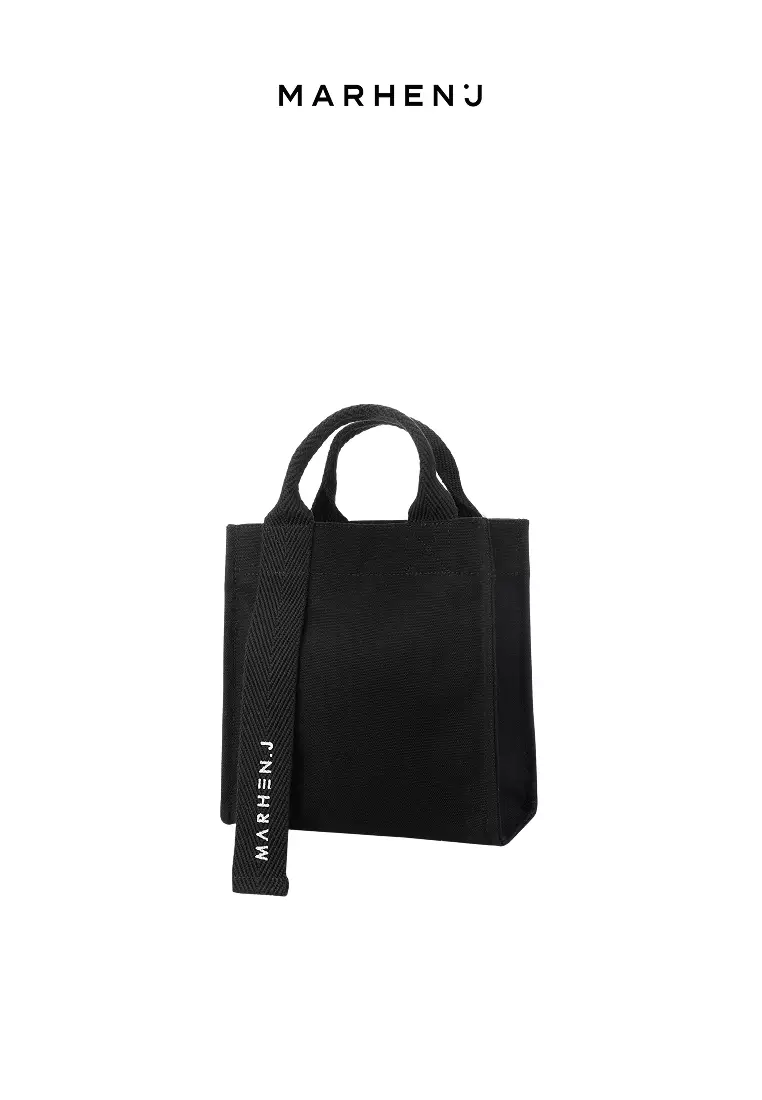 RICKY MINI Canvas Crossbody Bag All Black