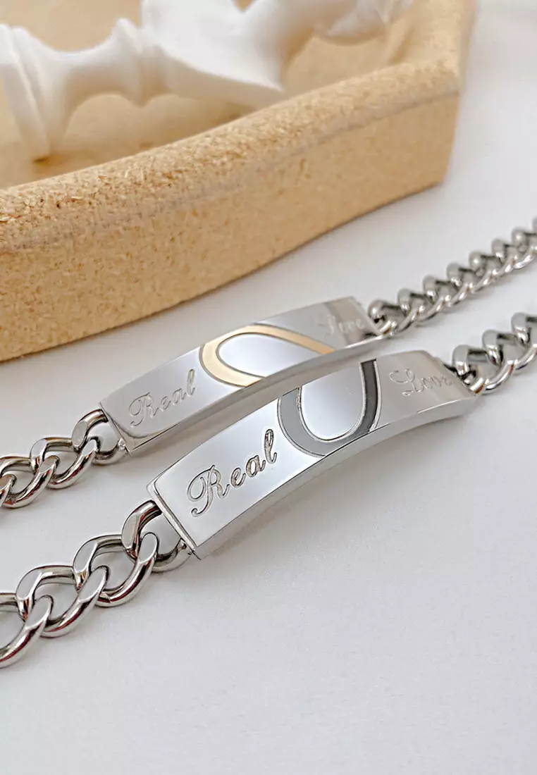 Buy Trendyshop Couple Bracelet Set 1 Pair 2025 Online | ZALORA