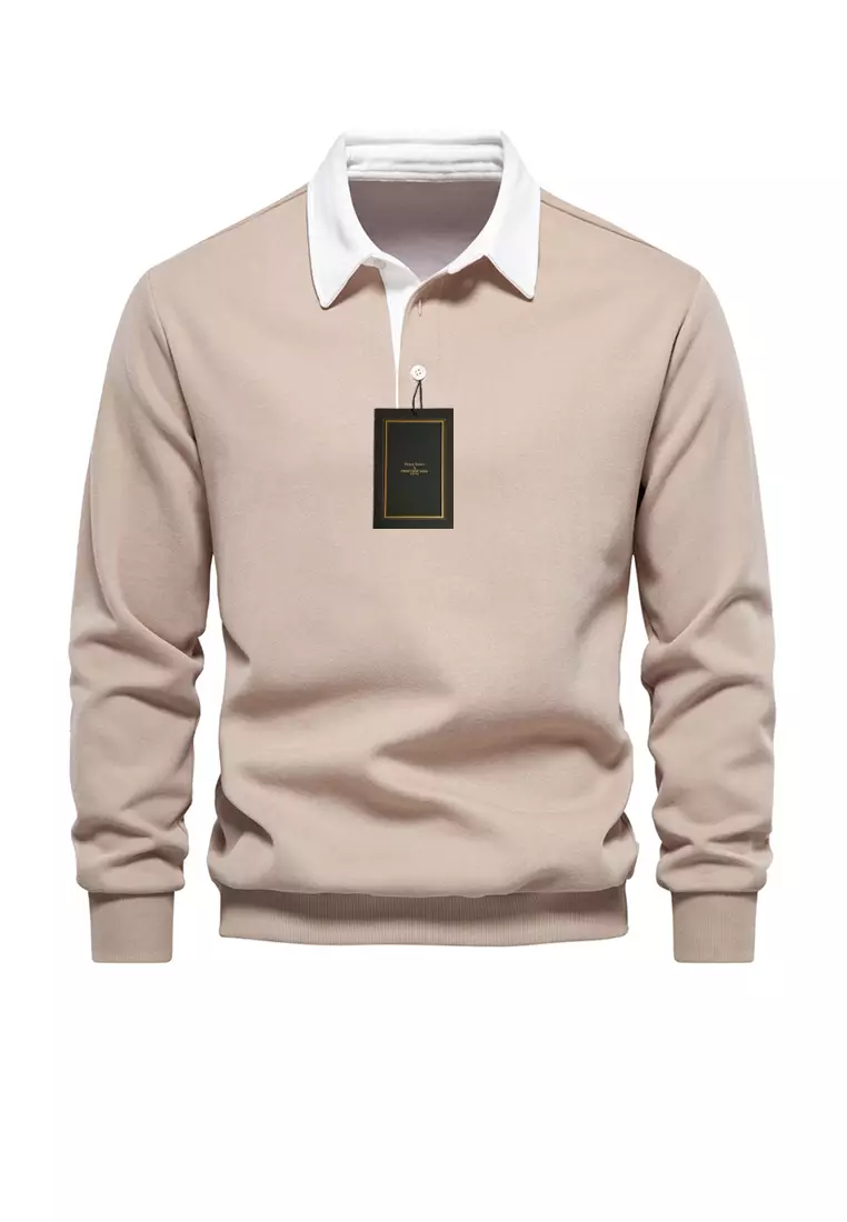 Casual Long Sleeve Polo Shirt AX-HD05