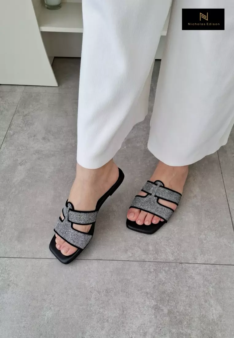 Nicholas Edison Sandal Jenica Black