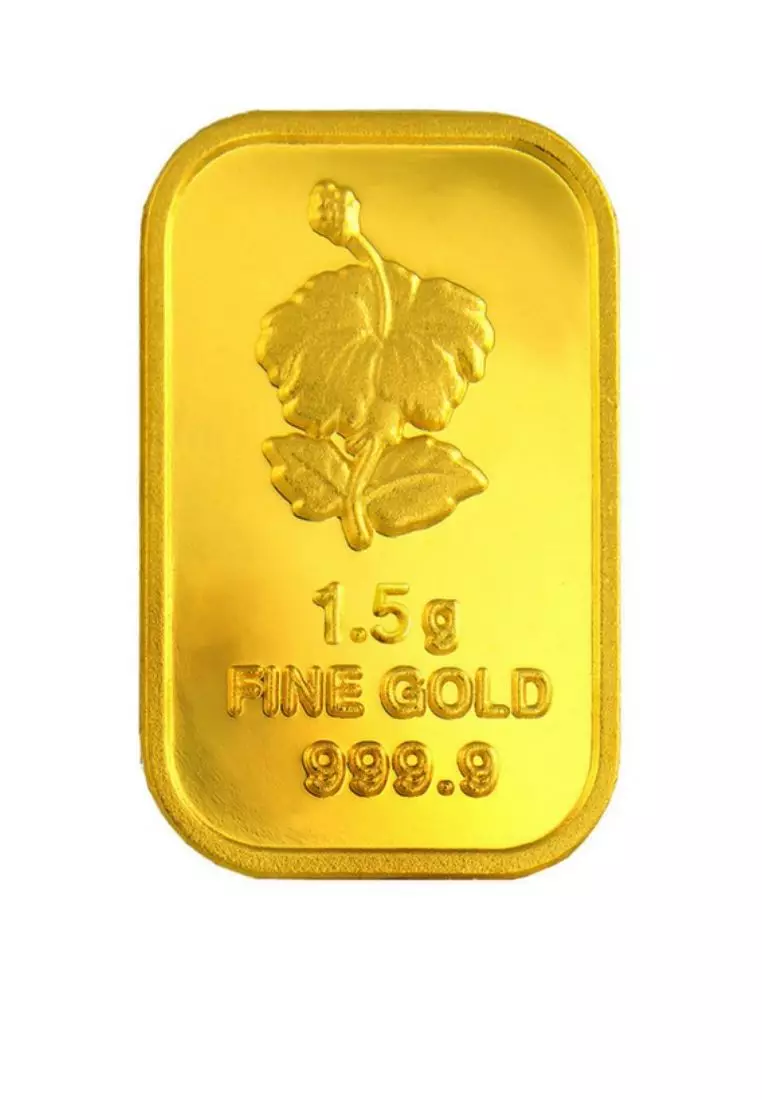 Buy Poh Kong Poh Kong 999/24K Pure Gold Bunga Raya Gold Bar (1.5g
