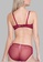 ZITIQUE red Women's Elegant Seamless Demi-cup Lingerie Set (Bra And Underwear) - Wine Red D5160US5112A53GS_6