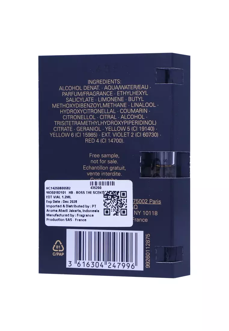 Hugo Boss Boss The Scent Man (Vial)