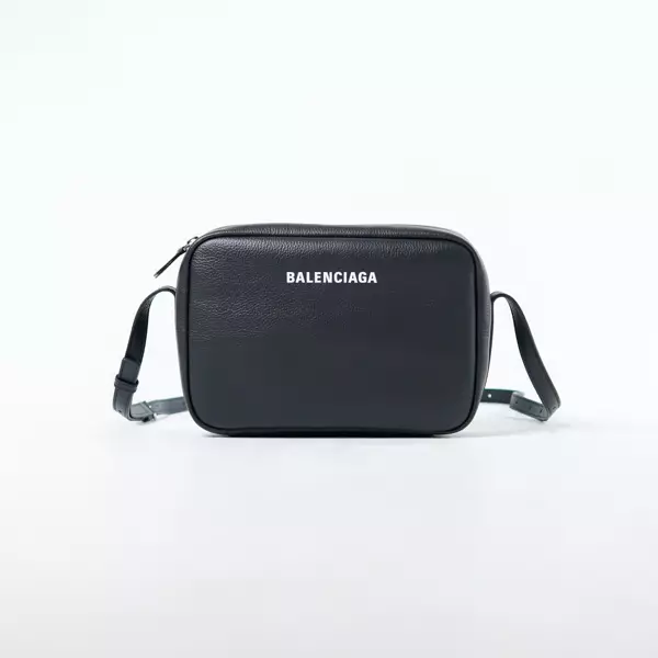 Tas BALENCIAGA TEXT WHITE BLACK SHOULDER BAG 100% ORIGINAL