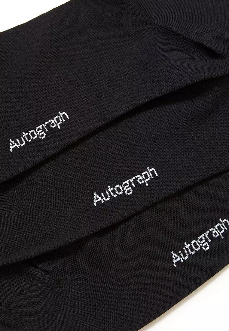 3pk Modal Pima Cotton Socks