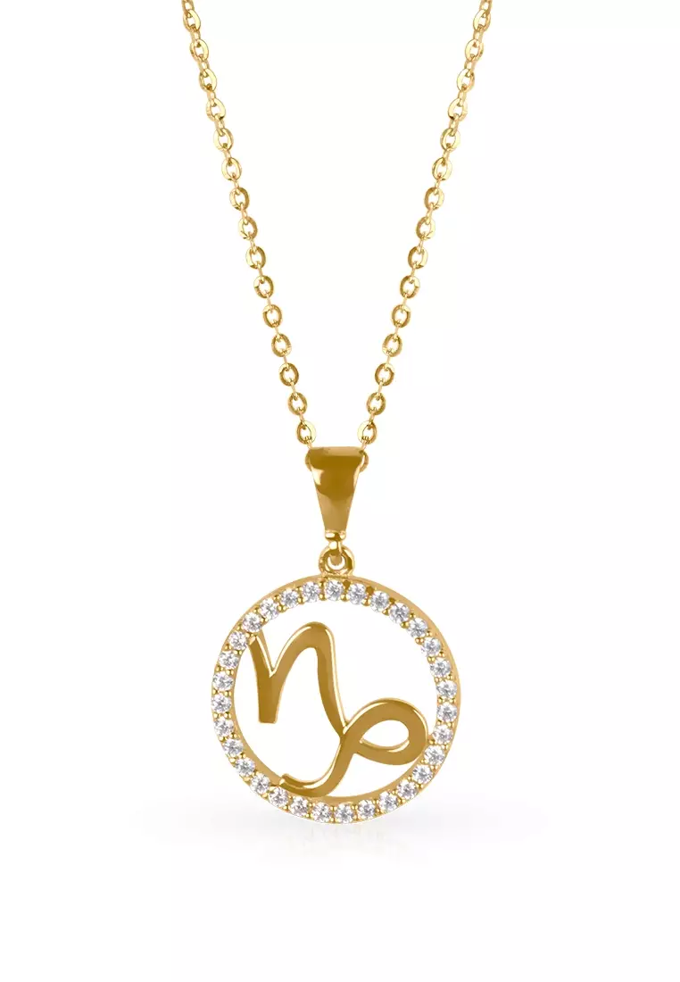 Capricorn Pendant 14k Gold