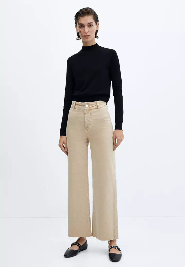 Jeans culotte high waist