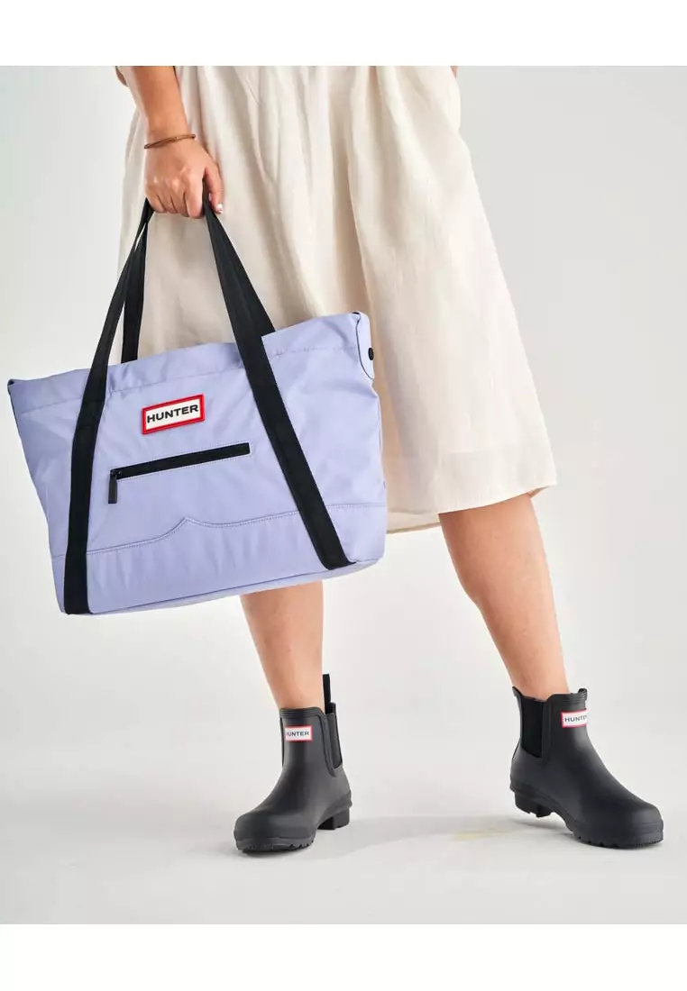NYLON MIDI TOPCLIP TOTE