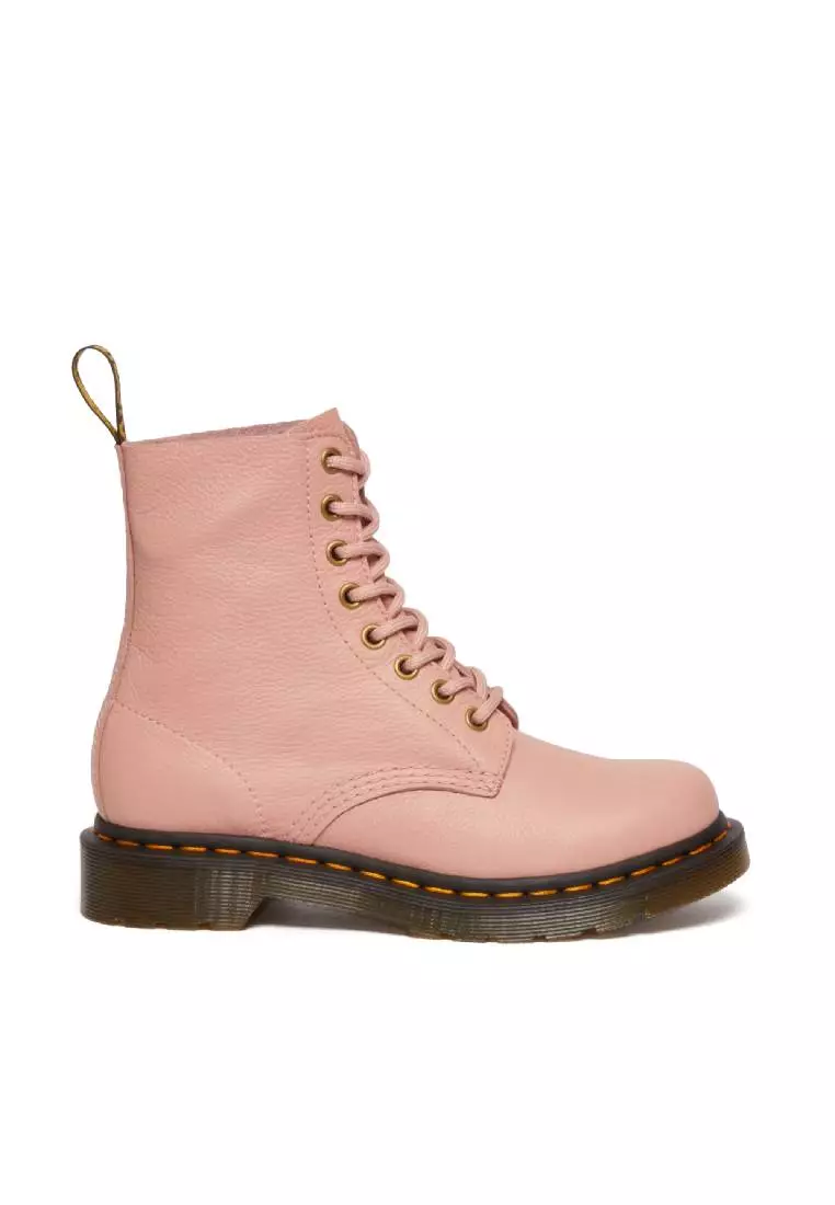 Discount on Dr. Martens  shoes - SKU: 1460 Women's Pascal Gold Eyelet Lace Up Boots