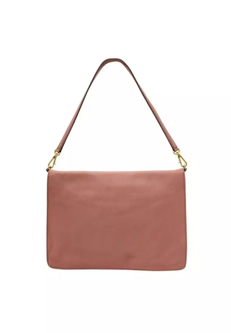 Buy Dolce & Gabbana Pre-Loved DOLCE & GABBANA Pink Leather Miss 