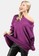 London Rag purple Sweater Kebesaran Kru Leher Ungu 3EBF7AAB9AF11DGS_2
