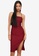 Trendyol red Burgundy Dress 2F8F4AA55740D7GS_1