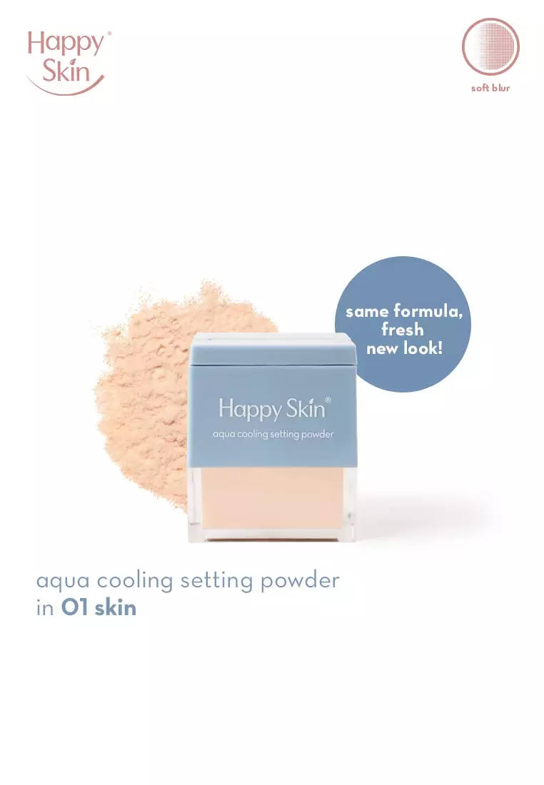 Dew Aqua Cooling Setting Powder in Skin