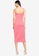 MISSGUIDED pink Basic Cami Midi Dress 6215CAA5D3357FGS_1
