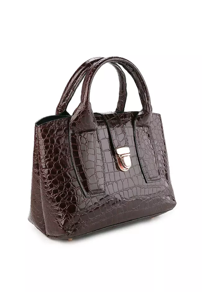 Croco Hand Bag