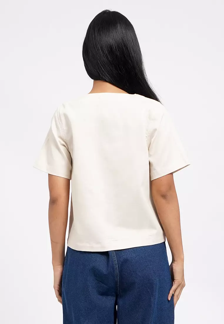 Short Sleeve Pocket Boxy Top