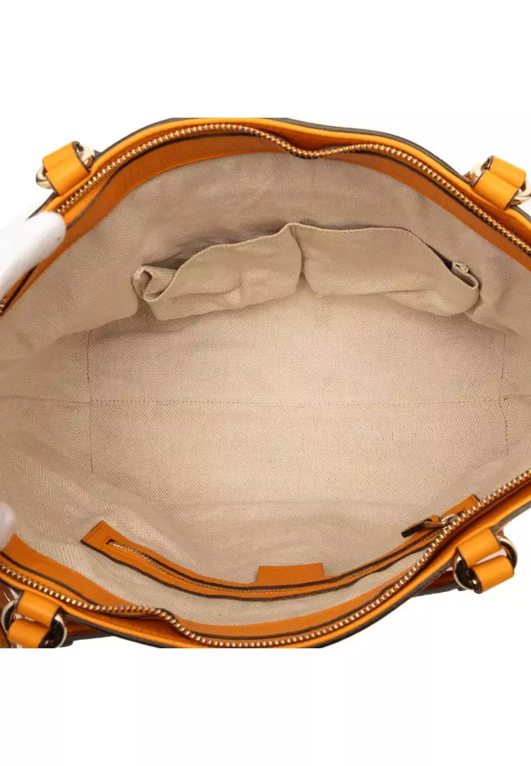 Pre-Loved Gucci Small Calfskin Soho Cellarius Satchel