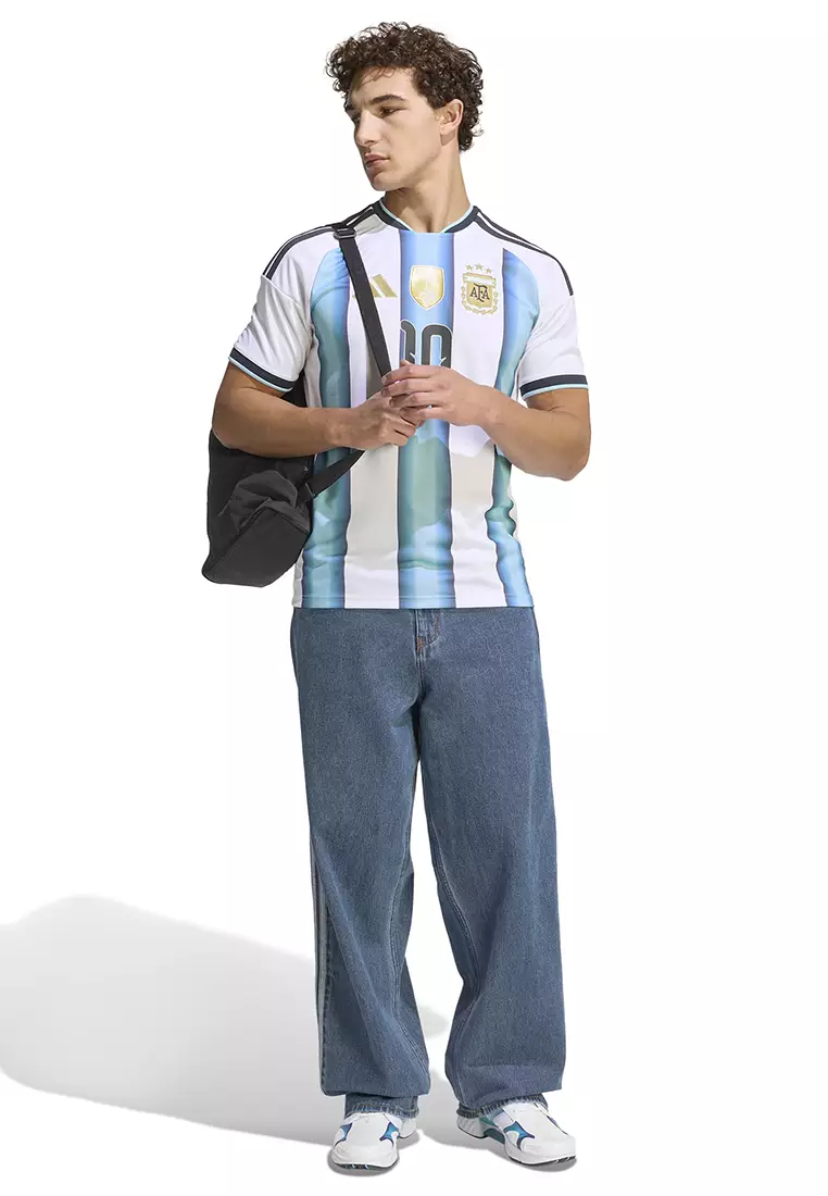 World Cup Football Argentina 26 Home Messi Jersey