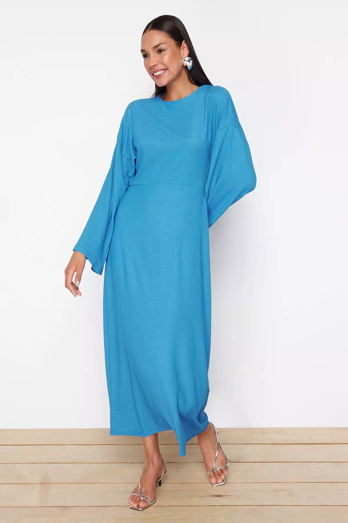 Trendyol Spanish Knitted Dress with Sleeves