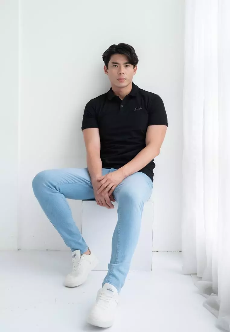 Kale HUGO BLACK / Polo Shirt Lengan Pendek Pria