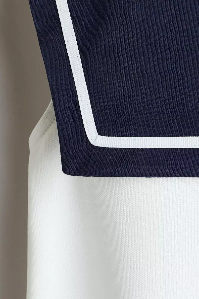COOLMAX® Sailor-collared dress