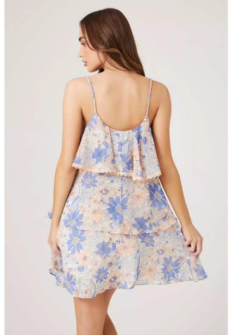 Flounce mini dress forever 21 clearance