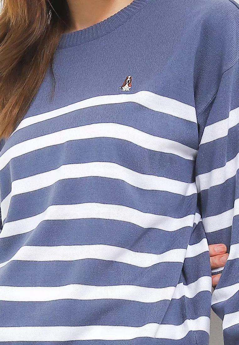 Rua Overiszed Stripe Sweater