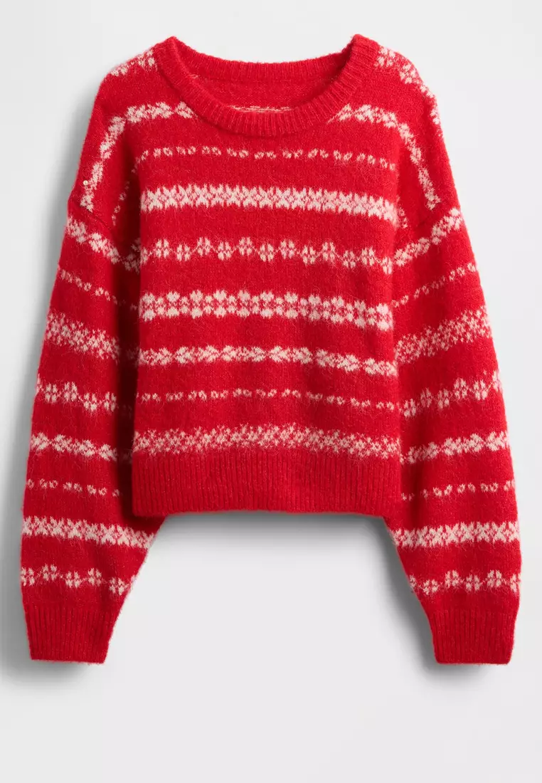 Mohair Slouchy Christmas Sweater