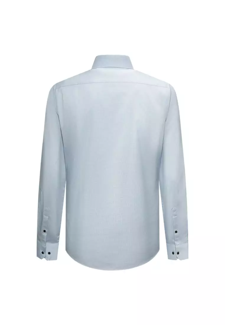 Non-Iron Dry Stretch Smart Fit Check Shirt