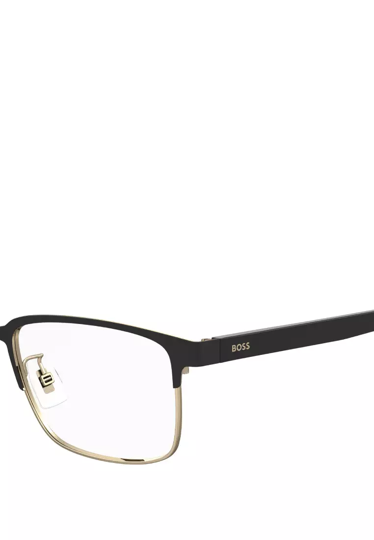 BOSS Optical glasses BOSS 1476/F-2M2, SQUARE Shape with BLACK GOLD Color