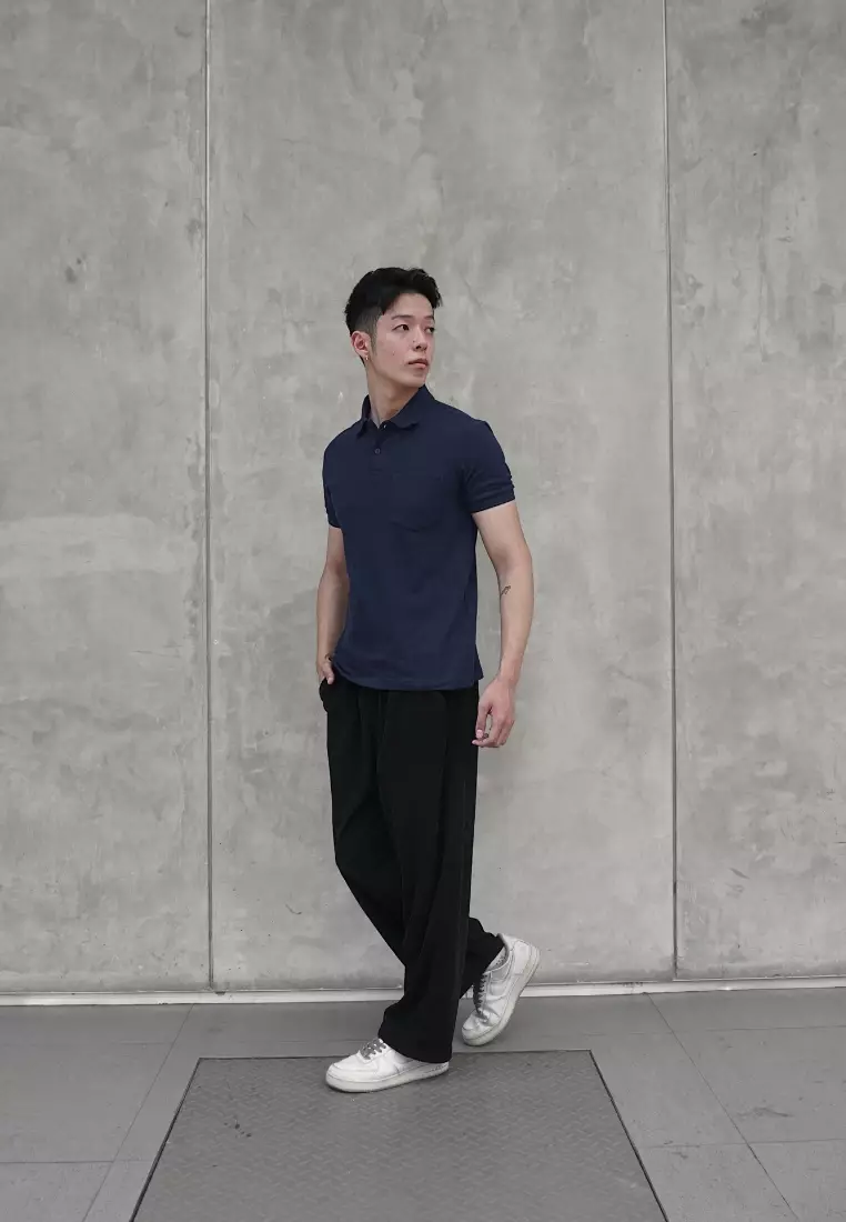 Kale MAX POCKET NAVY / Kaos Polo Pria / Kaos Pria / Kaos kerah / Polo Shirt Slim Fit