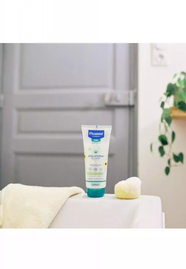 Mustela stelatopia cleansing gel 200 ml top