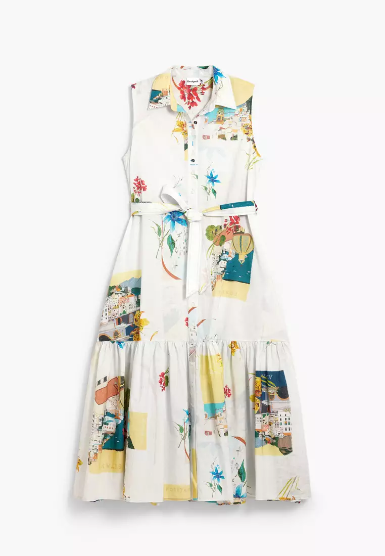 Shirt dress postcards