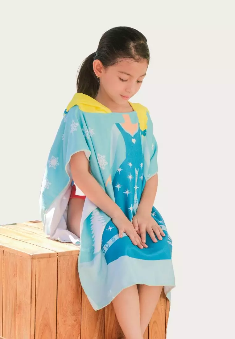 Frozen hooded clearance towel poncho