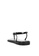 ALBERTO black T-Shape Flat Sandals 4AF6ASH32CF74FGS_3