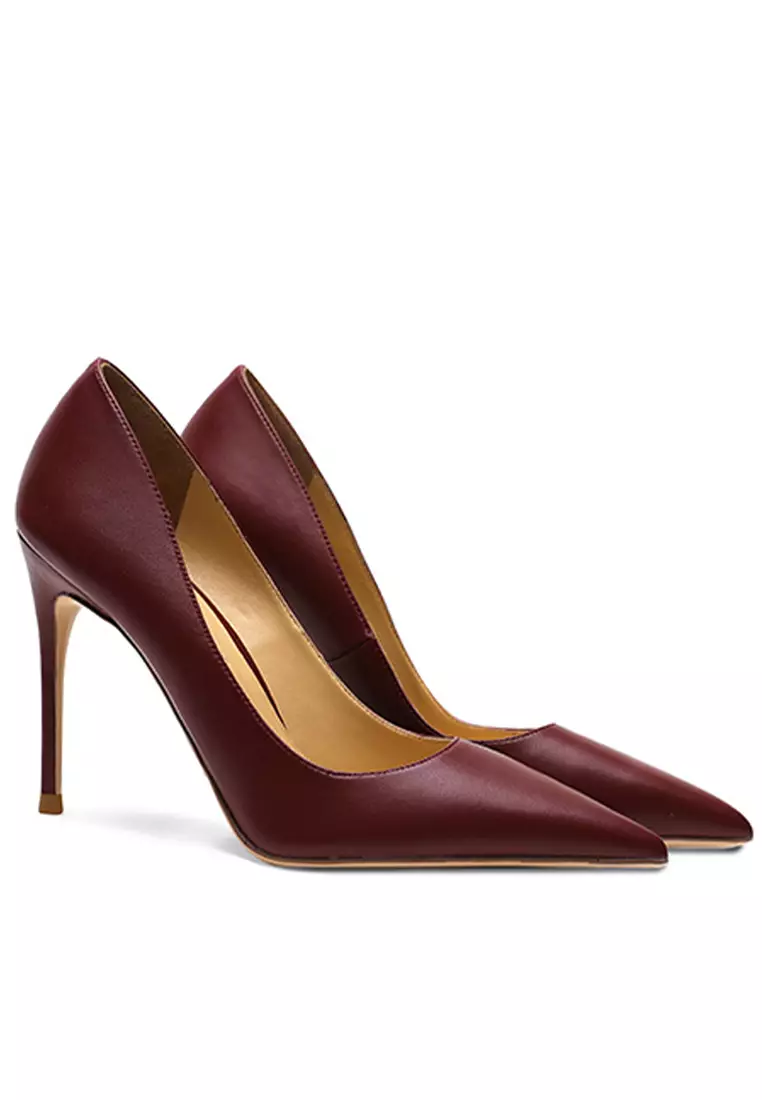 10CM Uniform Pointed High Heel Shoes HZL8211