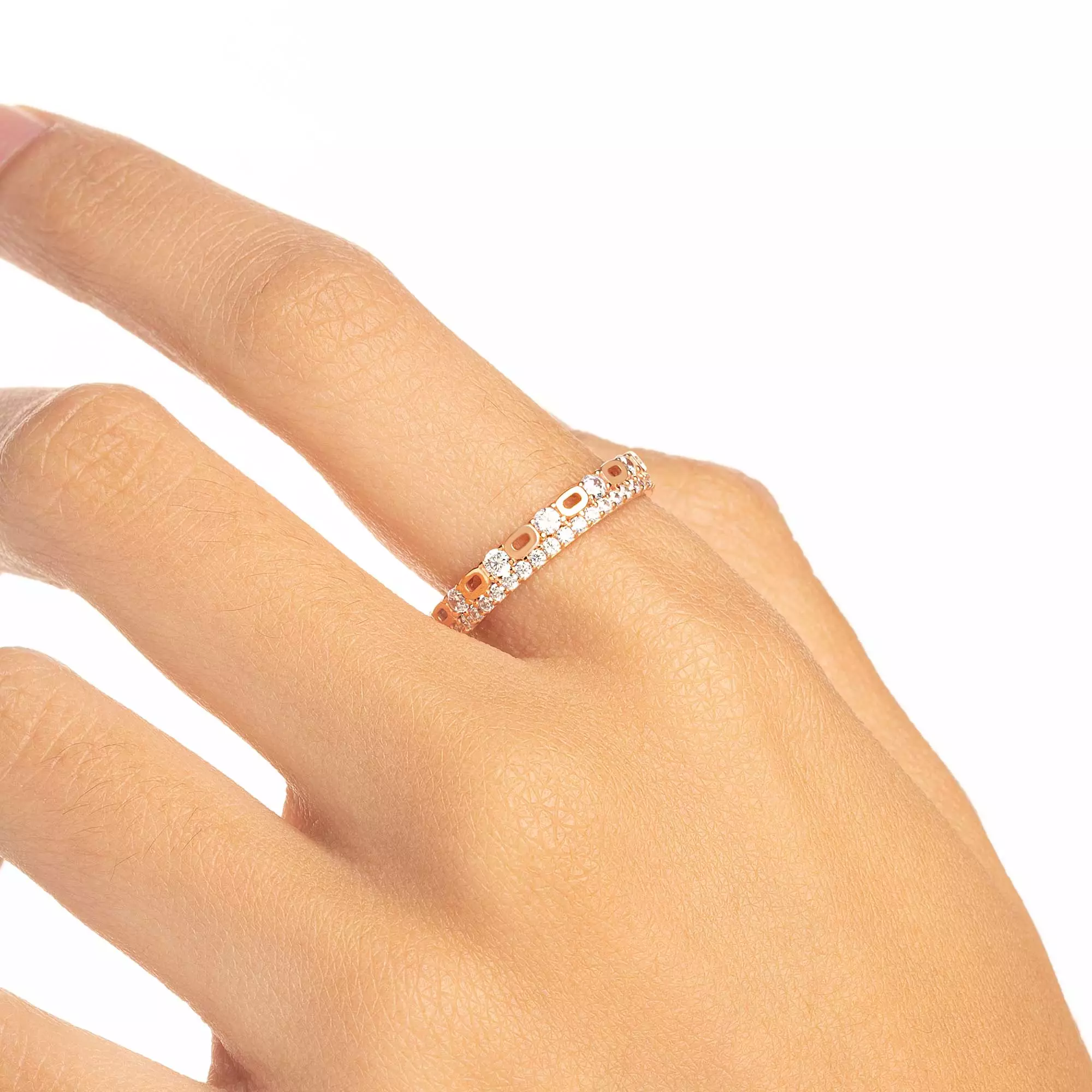 Cincin Emas 7k - Nima Gold Ring - Alaina Collection - Juene Jewelry