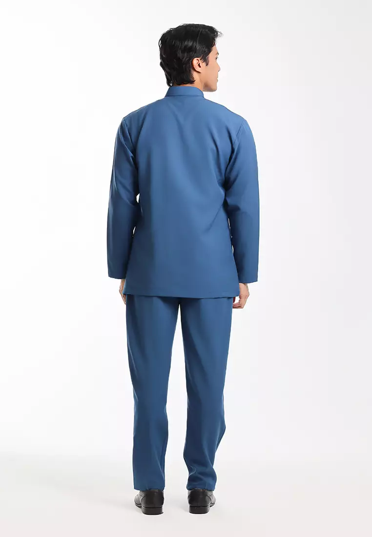 Alain Delon Baju Melayu Cekak Musang Dewasa - 19026002-39PoseidonNavy