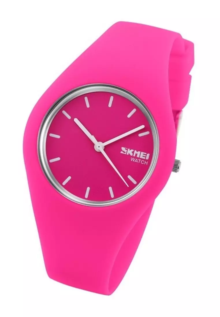 Jam Tangan Kasual Analog Wanita Waterproof Strap Tali Material Silicone SS11 ORIGINAL