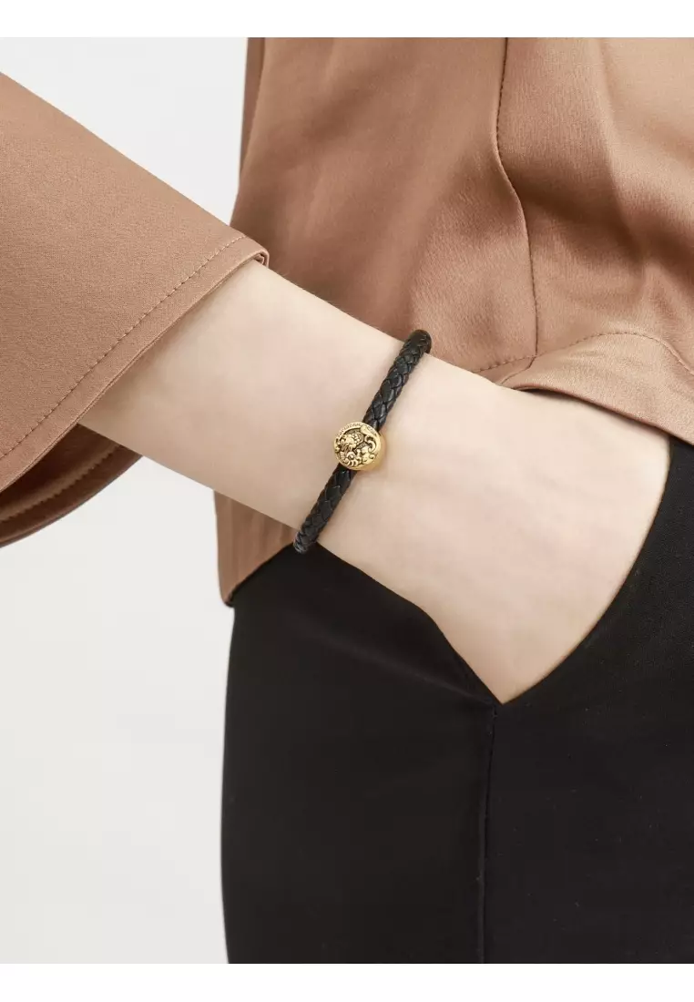 999 Gold Pixiu Charm for Men 93832C  [Bracelet not included]